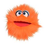 Living Puppets - Gigi The 9-Inch Orange Friendly Monster, Plush Hand Puppet for Boys and Girls