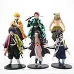 6pcs Demon Slayer Figures,6.3 inch 