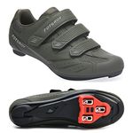 Men's Cycling Shoes for Women, Compatible with Peloton SPD ARC Look Delta Cleats, Unisex Bicycle Riding Spin Shoes Indoor Road Rcing Bikes Shoe Green Size UK 9.5