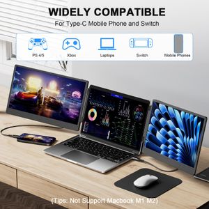 14-Inch Laptop Screen Extender – Portable Dual Monitor Display