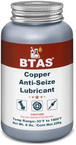 BTAS Copper Anti-Seize Lubricant 8 oz,Resistant to High Temperatures, Rust and Corrosion, Resistant to Frictional Wear, for Automotive Brake Calipers Hubs, Spark Plug Threads, Bolts and Nuts