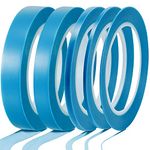 5 Rolls of Vinyl Tape Masking Tape Masking Tape Automotive Car Auto Paint for Curves, High Temperature Vinyl Low Tack