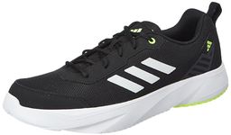 adidas Mens Base-Strike CBLACK/Owhite/LUCLEM/GRESIX Running Shoe - 10 UK (IU6409)