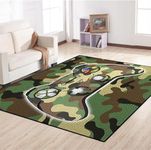 Gaming Room Carpet Rugs for Kids Teen Boys Bedroom, Gamer Room Decor Area Rug Carpet for Men Teenage, Non Slip Gamepad Gaming Chair Rug Mat for Playroom Wood Floor Living Room Desk Carpet, 59"*39"