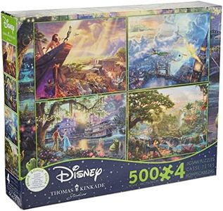 Ceaco Kinkade Disney Dreams 4-in-1 Series 1 Jigsaw Puzzle (500 Pieces)