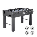 VEVOR Foosball Table, 55 inch Standard Size Table, Indoor Full Size Foosball Tables for Home, Family, and Game Room, Durable Soccer Set, Includes 4 Balls, Score Keeper, and 2 Cup Holders