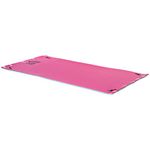 HOMCOM 12x6ft Floating Mat Floating Lily Pad Water Carpet Float Aqua Mat Water Recreation and Relaxing in Lake, River, Beach, Swimming Pool, Pink