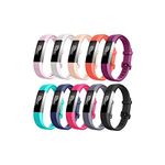 10PK Compatible, Replacement Band for Fitbit Alta Small Bracelet Straps for Fitbit Alta & Alta HR/Fitbit Ace Wristbands for Women Men Boys Girls