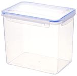 Aristo Lock & Fresh 304 Plastic Storage Container For Storing grains, pulses, rice, wheat etc - 4400 ML, Transparent Clear, large (LOCK&FRESH304) (22 x 15.5 x 19cm)