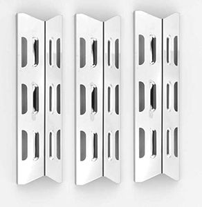 3 Pack Replacement Stainless Steel Heat Plate for Tera Gear 14013009, 14013009 Bond GSF2616AC, GSF3016E, Perfect Flame GSF3016A, 296448 and BroilChef GSF2616AC-1, GSF3016E, GSF2616AK Gas Grill Models