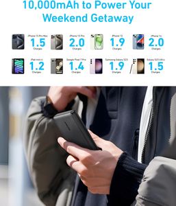 Anker PowerCore 10K Portable Power Bank – 10000mAh Fast Charging