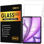 SIBEITU 2 Pack Screen Protector for iPad Air 13 Inch 2024 Release Model M2 (6th Generation), HD Clear Scratch Resistent for iPad Air 6th Gen, Case Friendly & Apple Pencil Compatible Touch Sensitive