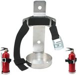 Fire Extinguisher Mount,Wall Hanging Bracket,Fire Extinguisher Holder for Home, Car, RV, Truck, Mini Fire Extinguishers (2.5LB Stainless Steel 1Pcs)