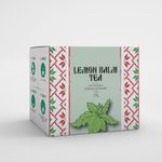 Lemon Balm Tea by Amelia Rose | Melissa Officinalis |50 Tea Bags | 100% Natural Bulgarian Herbal Tea | Relax Tea | Sleep Tea