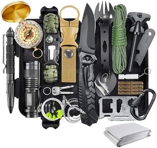 Survival Kits 30 in 1, Christmas Birth Day Gift for Men Women Adventure Lovers, Survival Gear and Equipment, Camping Accessories, Cool Gadgets, Camping, Fishing, Hunting, Adventure.