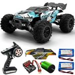 GAMRUXI 1:16 Scale Brushless RC Car - 80+Km/h High Speed All Terrain Off-Road Monster Truck for Adults & Teens 14+ | 2.4GHz, 2X LiPo Batteries, RTR | Hobby Grade Remote Control Vehicle