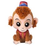 Disney Store Official Abu Small Soft Toy, Aladdin, 31cm/12”, Plush Stuffed Animal, Aladdin's Cheeky Friend, Funny Cuddly Monkey in Velour Costume - Suitable for Ages 0+