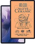 Glaxx Premium Matte Finish Screen Protector for Samsung Galaxy Tab S7 FE T730/T735 with Easy Installation Kit (Black)