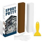 EIGTWEN 200g Epoxy Putty，Fast Repair Various Material Cracks And Defects, Can Be Used As Metal Filler, Epoxy Wood Filler, And Plastic Filler Repair，Household Essential Plumbers Putty（brown）