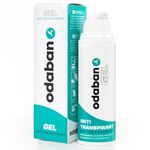 odaban Antiperspirant GEL 50ml for sweaty hands, sweaty feet and sweating on the face | for underarm odour | for heavy sweating on the head