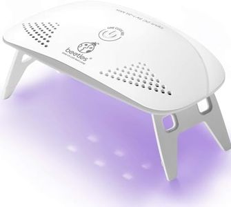 Beetles Uv Light for Nails Mini Nail Lamp Poly Nail Gel Curing Lamp Nail Gel UV Led Nail Lamp Nail Light for Gel Top Coat Poly Nail Gel Polish Manicure Tool