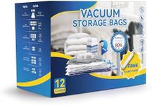 12 Jumbo Compression Storage Bags, 