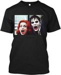 Dark Shadows Helena Bonham Carter Johnny Depp Portrait Movie Cinema Film Funny Gifts Graphic Unisex T-Shirt T Shirt (Small)