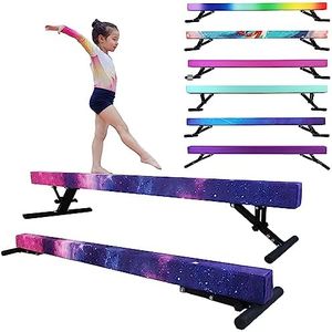 Seliyoo Adjustable Balance Beam,8FT gymnasitcs Beam, Balance Beam for Kids Ages 3-20,high and Lower Floor Beam,Gym Equipment for All Skills Practice at Home