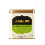 Golden Tips Earl Grey Green Tea Loose Leaves Tin can (100 Gram, 50 Cups)