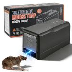 Electronic Rat Traps That Kills Instantly, Electric Mouse Trap Indoor, 8000V High Voltage Rat Killer, Professional Pest Control Trap with Sound & Light Alarm for Kitchen, Garage, Warehouse