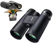 Ghime Binoculars for Long Distance, Ultra HD Binoculars for Bird Watching, Safari, Trekking with Phone Adapter and Storage Bag, 12x42 Zoom, Bright BAK 4 Glass, Range 2000 Meter (12 x 42)