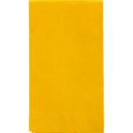 Amscan 63215.09 Premium Big Party Pack 2‑Ply Guest Towels, Yellow Sunshine, One Size, 40ct