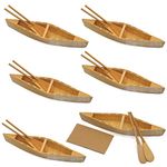 Unfinished Wooden Canoes