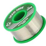 Lead Free Solder Wire, 1MM/0.03Inch Solder Flux, 50g/0.11lb Tin Lead Rosin Core Solder Wire for Electrical Soldering/Plumbing Solder/Stained Glass/Crafts/Jewelry