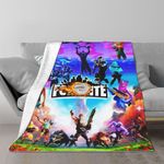 Oboiti Game Blaneket Soft Warm Flannel Blankets Animethrow Blankets Air Conditioner Bed Blanket C-50"x40"