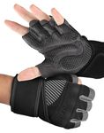 COFIT Workout Gloves Breathable, Antislip Weight Lifting Gym Gloves for Men Women with Wrist Wrap Support, Superior Grip & Palm Protection for Weightlifting, Fitness, Exercise, Training - Black M