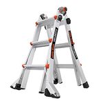 Little Giant Ladders 1304-013 Velocity Series 2 Multi-purpose Ladders, 3 Tread, Heavy-duty Aluminium, EN131
