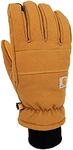 Carhartt mens Insulated Duck/Synthetic Leather Knit Cuff Glove, Brown, X-Large