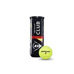 Dunlop Tennis Ball Club All Court - for Clay, Hard Court and Grass (1 x 3 Tin)