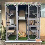 Aivituvin Cat House Outdoor Catio K