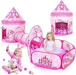 GeerWest 3PC Princess Tent for Girl