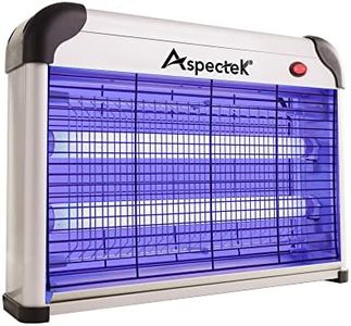 Aspectek 20W Electric Indoor Bug Zapper, Mosquito, Moth, Wasp, Insect Killer, Fly Zapper, Bug Lamp Light for Home, Restaurant, Office Use with Protection Mesh Film. Efficient & Effective