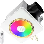 GROWNEER Bathroom Fan with Bluetoot