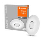 LEDVANCE Smart LEDWall and Ceiling Luminaire for Indoor Use with WiFi Technology, Tunable White (3000K-6500K), White, 410 mm, Compatible with Google and Alexa Voice Control, SMART+ WiFi ORBIS KITE