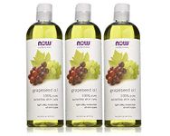 Now Foods Grapeseed Oil (Pack of 3)