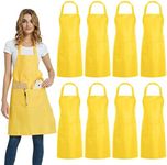 DUSKCOVE 8 Pack Bib Aprons Bulk - U