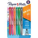 Paper Mate InkJoy Pens, Gel Pens, Medium Point (0.7 mm), Assorted Colours, 6 Count