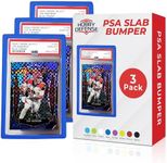 Hobby Defense PSA Slab Bumper 3 Pack - Secure Fit, Won't Slip Off PSA Slab Protector, Easy On/Off TPU Edge Protection, Guard for Slabs, Standard Case Fit, Graded Card Guard - Blue