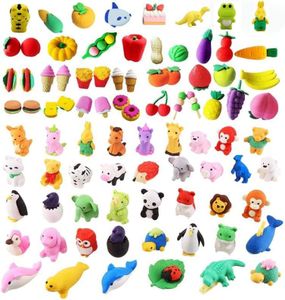 95 PCS Japanese Erasers - Fun and Colorful Animal,Fruit,Vegetable,and Dessert Designs - Perfect for Classroom Rewards,Party Favors,and School Supplies