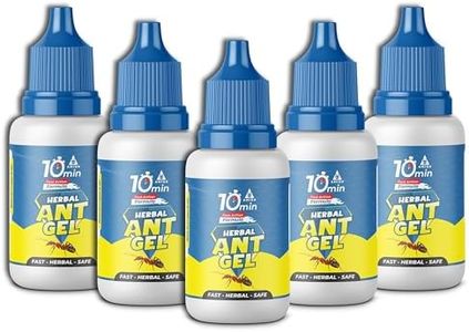 Amish Herbal Ant Gel Pack of 5 | 10 Min Max Bait Formula | Powerful Organic Repellent & Cleaner | Removes Red, Rekha, Laxman, Antox Pests | Natural Dawa Protector for Home & Kitchen